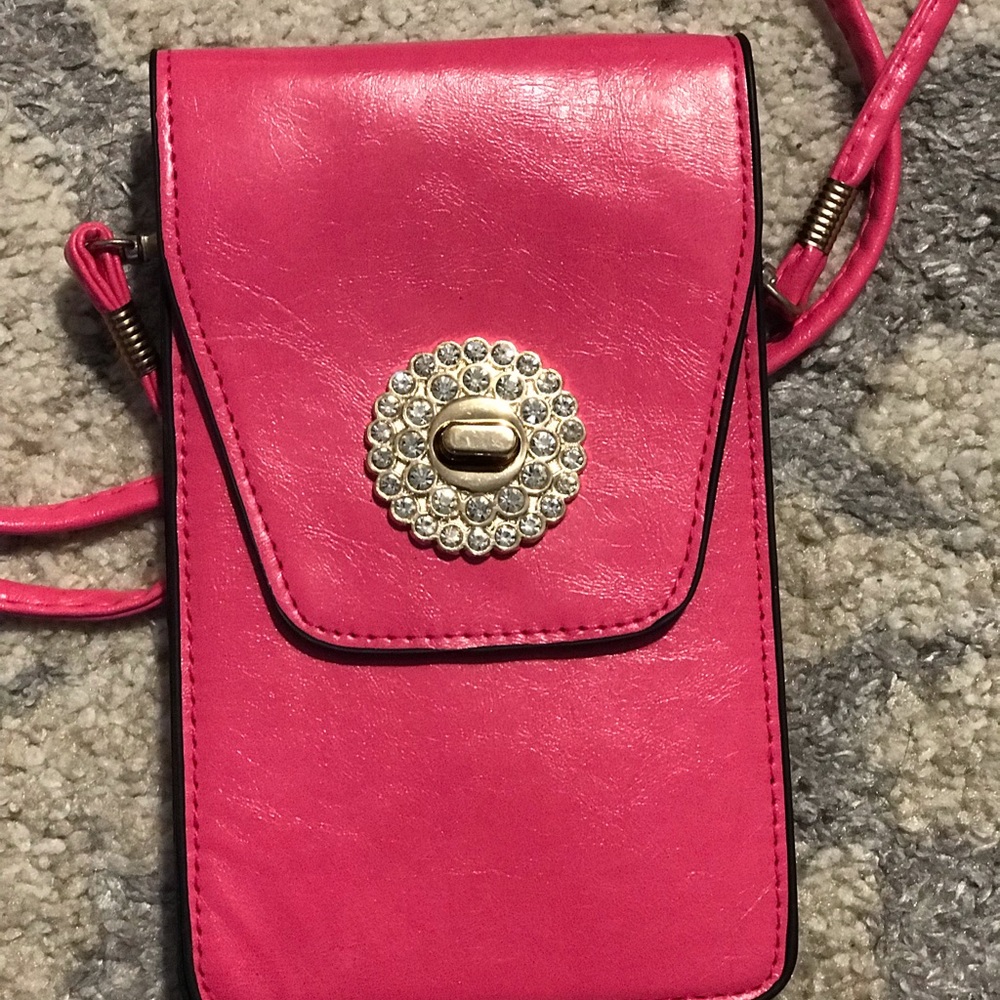 CROSSBODY PINK CELL PHONE Purse